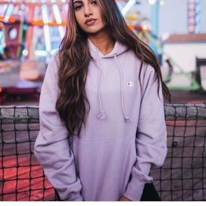 lilac champion hoodie women's